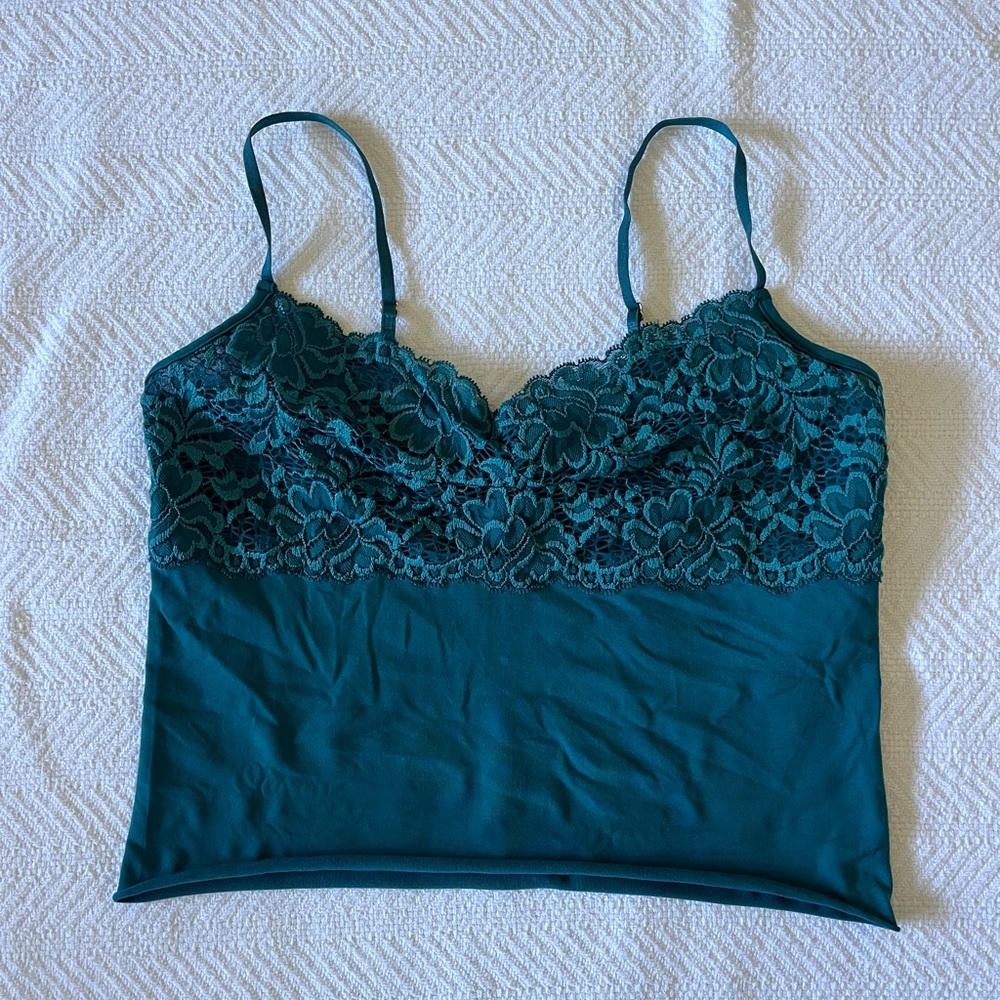 Banana Republic Teal Lace Camisole
